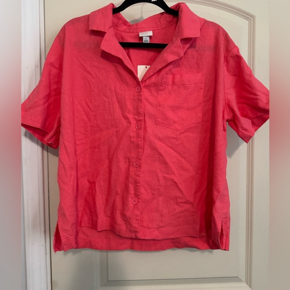 A New Day button down pink top multiple sizes NWT - Picture 2 of 5